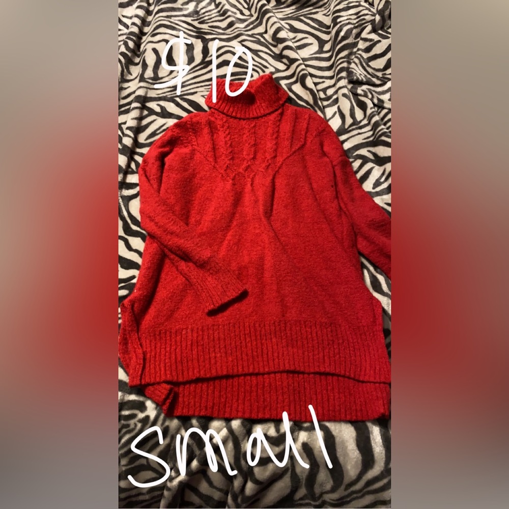 Maurice’s red sweater
